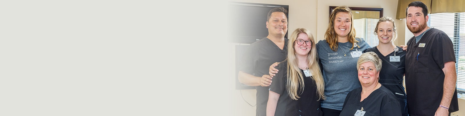 Rehab therapists portrait in the Rehab gym at the Piedmont Post Acute facility