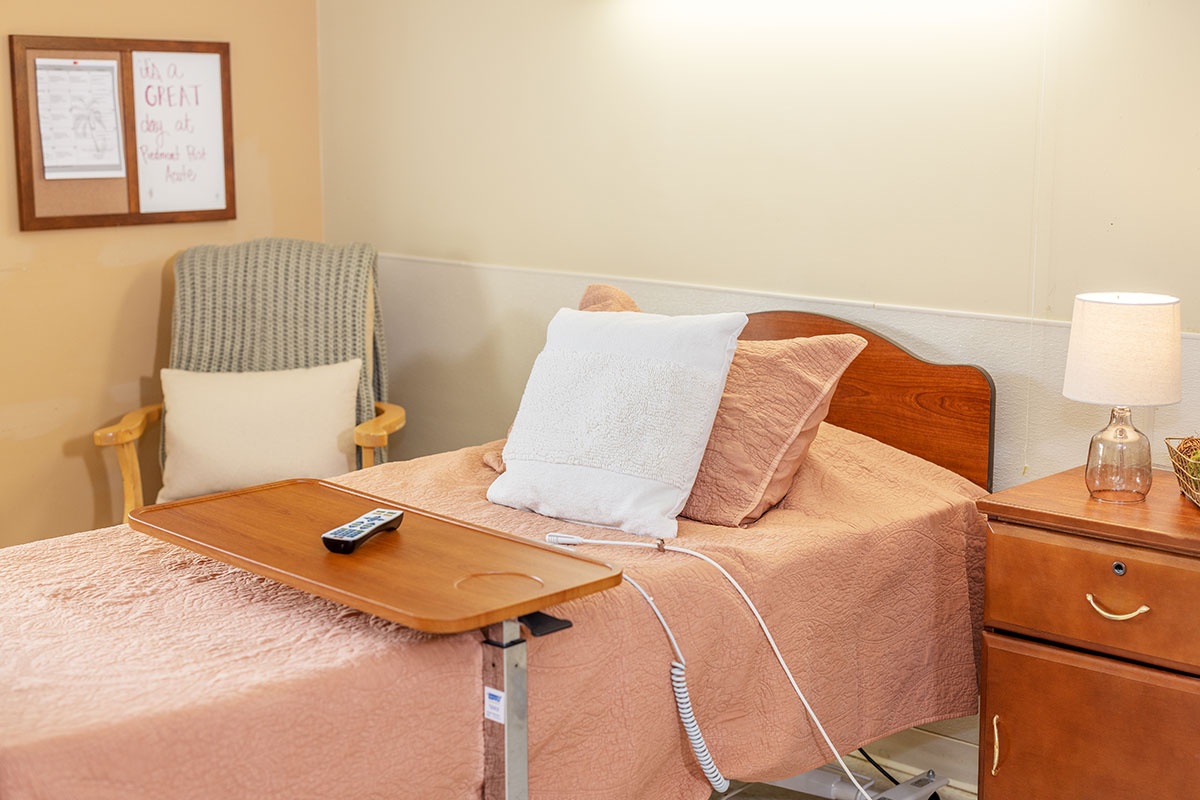 Private room at the Piedmont Post Acute facility