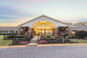 Front view of the Piedmont Post Acute facility